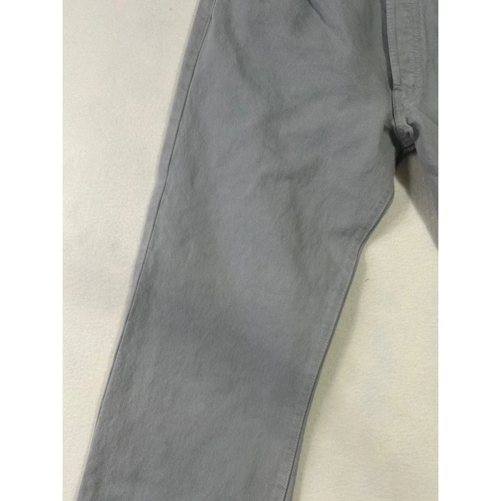 Levis 501 Original Fit Grey Denim Jeans Mens Straight Leg Button Fly 100 Cotton